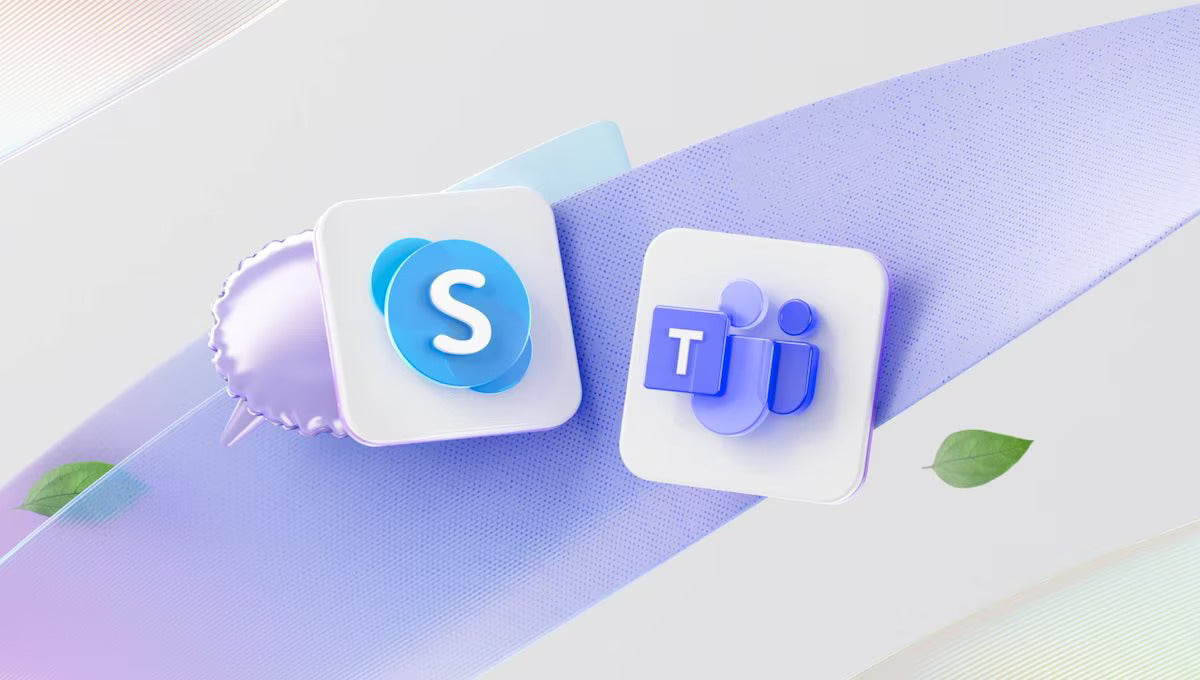 Alt text (in Italian):Transizione da Skype a Teams: guida per non perdere dati