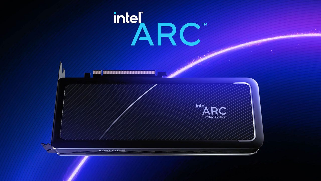 Alt text (in Italian):Intel ARC GPU Limited Edition, il nuovo protagonista tra le schede video