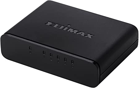 EDIMAX ES-3305P 5-Port-Switch, Schwarz 10/100