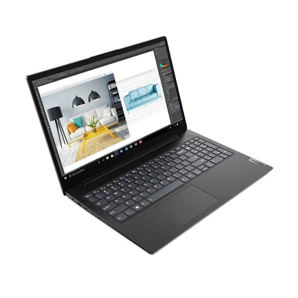 Notebook Lenovo V15 G2 15.6'' FullHD con Intel N4500, ideale per lavoro e studio. Parte del Bundle Lenovo con Monitor e Docking 10-in-1 FreeDOS.