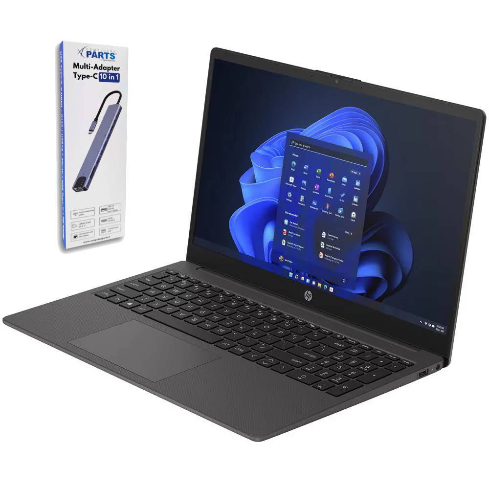 Lenovo Bundle HP 250 G10 con Docking Station USB-C 10-in-1, laptop con Intel Core i5, 32GB RAM, SSD 1TB e Windows 11 Office 2021.