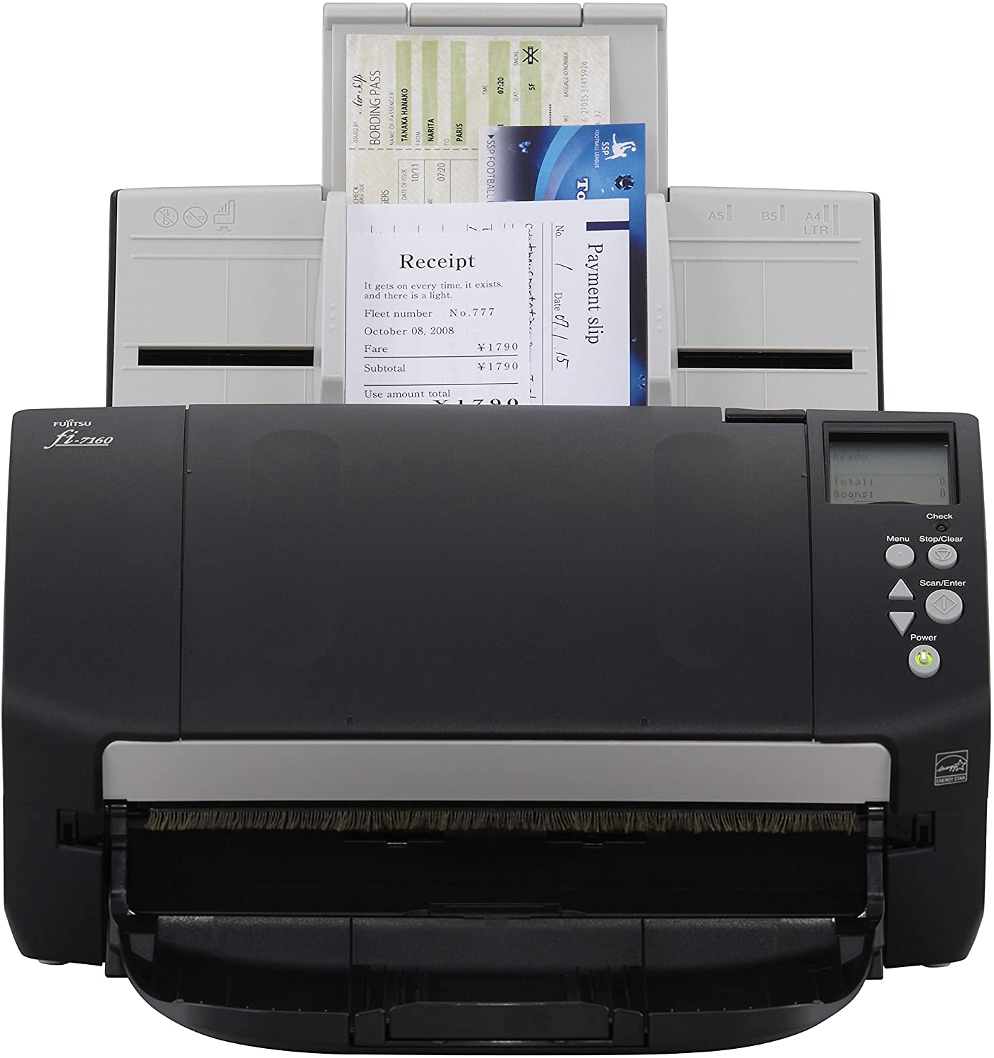 FUJITSU fi-7160 Bild- und Dokumentenscanner Geschwindigkeit 60/120 Seiten pro Minute. Der beste und schnellste Dokumentenscanner