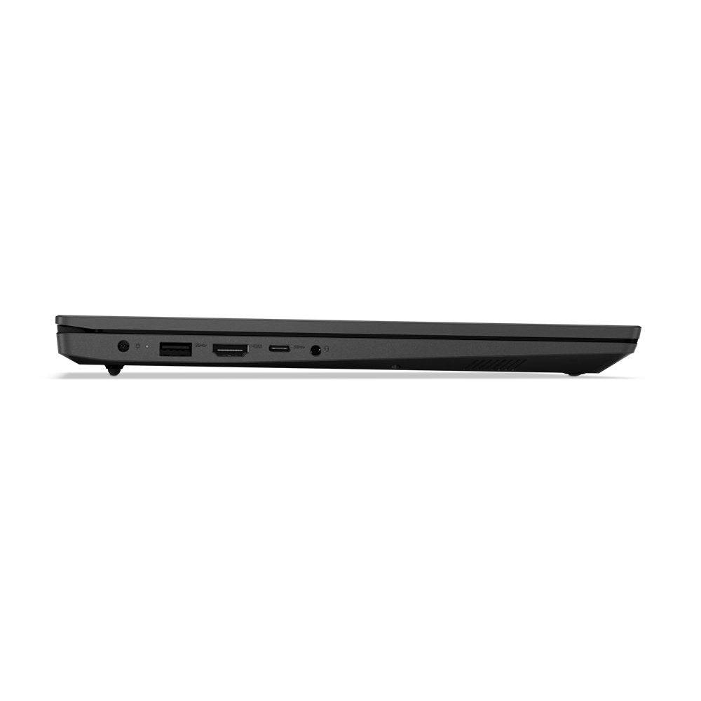 Profilo laterale del notebook Lenovo V15 G2 15.6'' con porte USB, HDMI e jack audio. Parte del Bundle Lenovo V15 G2 + Monitor e Docking.