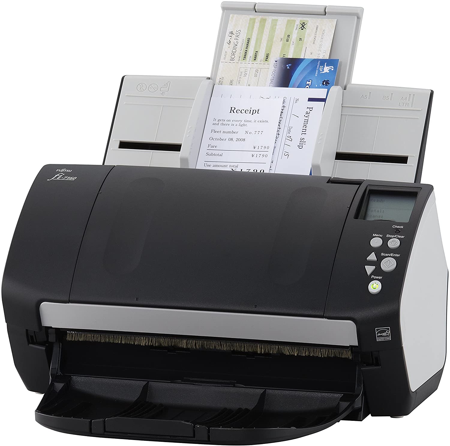 FUJITSU fi-7160 Bild- und Dokumentenscanner Geschwindigkeit 60/120 Seiten pro Minute. Der beste und schnellste Dokumentenscanner