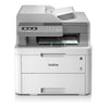Brother DCP-L3550CDW stampante multifunzione ricondizionata laser a colori A4 con Wi-Fi, stampa fronte/retro e ADF, vista frontale compatta. Brother DCP-L3550CDW stampante multifunzione ricondizionata laser a colori A4 con Wi-Fi, stampa fronte/retro e ADF, vista frontale compatta.