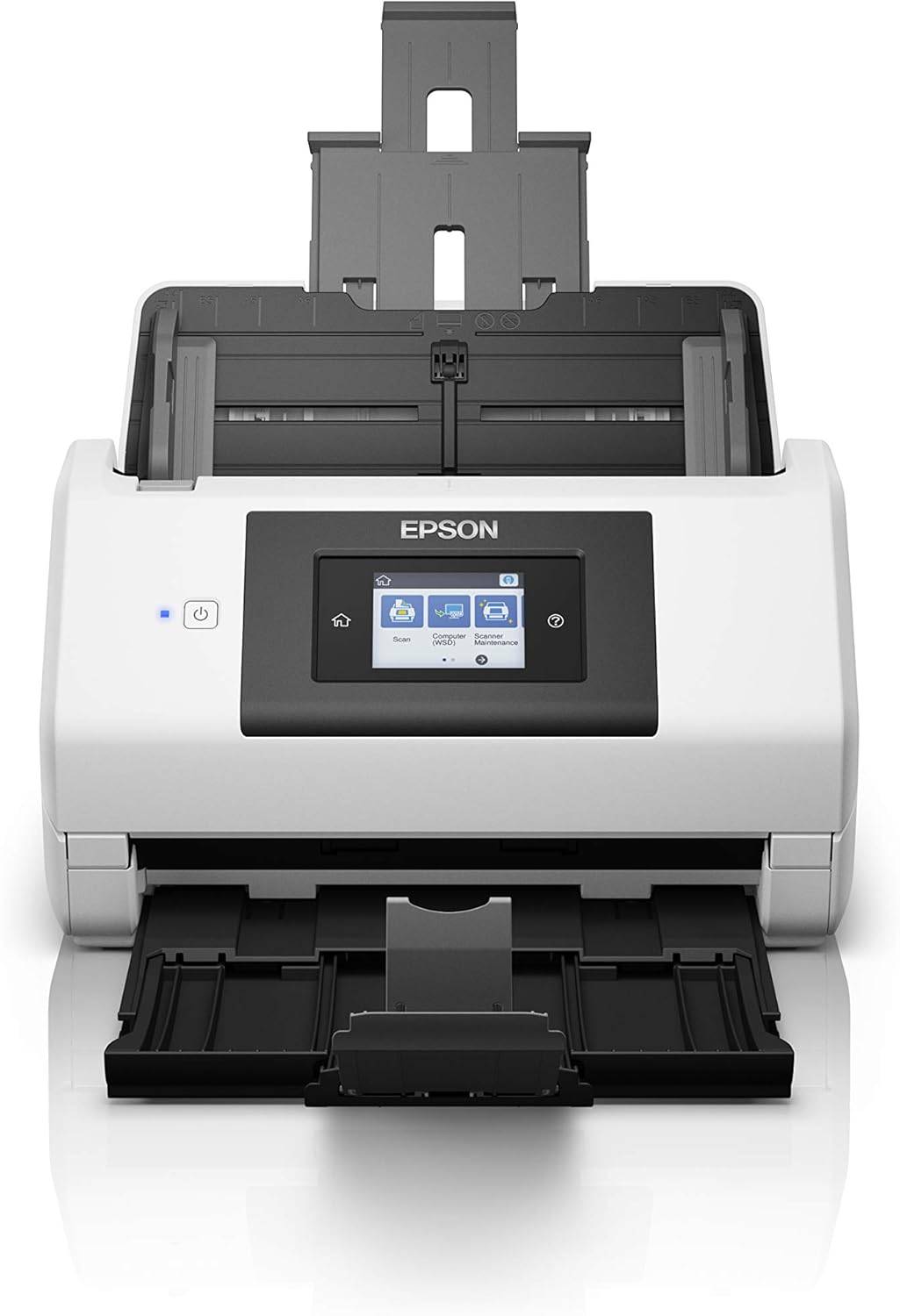 Epson DS-780N scanner professionale con alimentatore automatico di documenti. Perfetto per digitalizzare rapidamente grandi quantità di fogli.