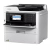 Stampante multifunzione Epson WorkForce Pro WF-C579R a colori con sistema RIPS, display touchscreen e alimentatore automatico di documenti. Stampante multifunzione Epson WorkForce Pro WF-C579R a colori con sistema RIPS, display touchscreen e alimentatore automatico di documenti.