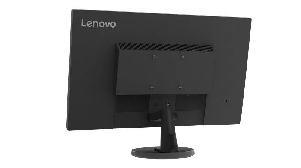 Retro del monitor Lenovo 27'' FullHD con supporto regolabile. Design elegante per postazioni professionali.