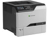 Vista angolare della Lexmark CS725de ricondizionata, stampante laser a colori A4 con rete integrata e pannello comandi intuitivo. Vista angolare della Lexmark CS725de ricondizionata, stampante laser a colori A4 con rete integrata e pannello comandi intuitivo.