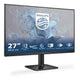 Monitor Philips 27″ Full HD con frequenza 100 Hz, pannello VA e modalità LowBlue, ideale per lavoro e gaming. Connessioni HDMI e VGA.