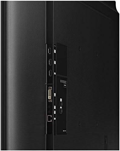 Vista laterale delle porte di connessione del Samsung DB49J Monitor 49 pollici, con ingressi HDMI, DVI e LAN per massima compatibilità.