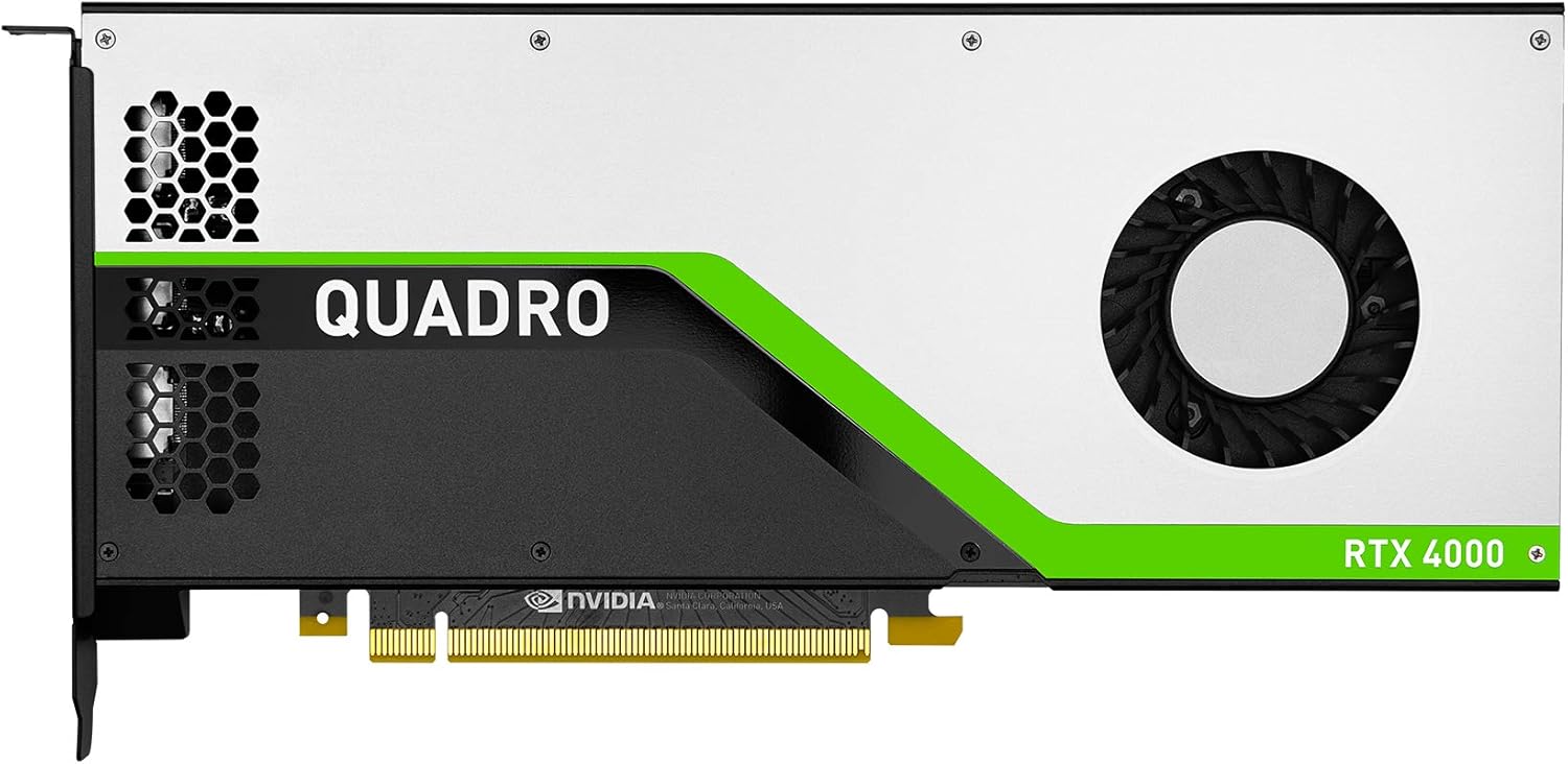 Scheda grafica Nvidia Quadro RTX 4000 8GB, compatibile con Dell Precision 7920, progettata per prestazioni grafiche professionali avanzate.