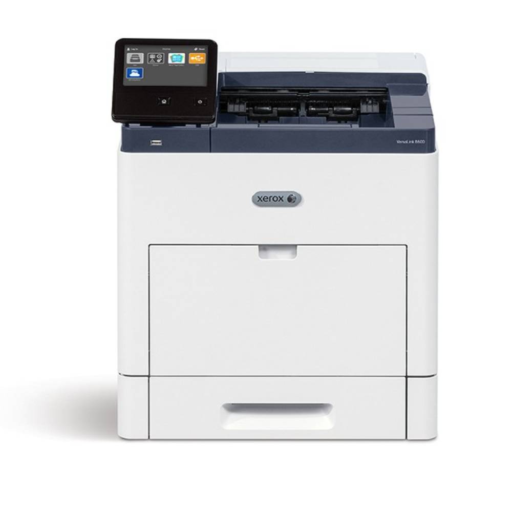 Xerox VersaLink B600 stampante laser monocromatica A4 con touchscreen 5", stampa duplex e velocità 55 ppm per uffici ad alta produttività.