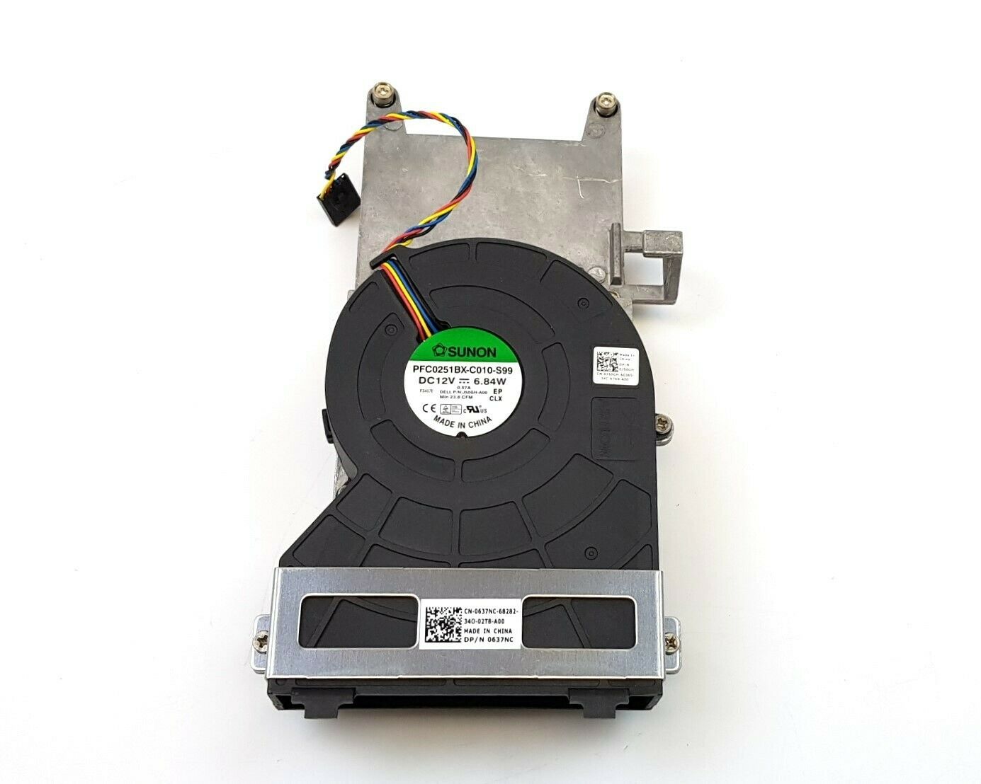 Dell OptiPlex 390 790 990 Computer CPU Cooling Fan & Heatsink CN-0J50GH 0637NC