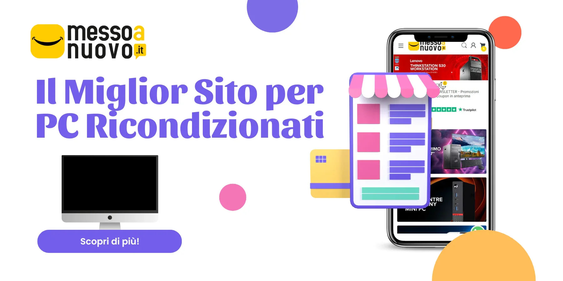 **Alt text (in Italian):**  
Confronto esperto sul miglior sito per PC ricondizionati online.