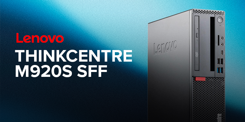 Alt text (in Italian):Lenovo ThinkCentre M920s SFF ricondizionato, potente e compatto desktop