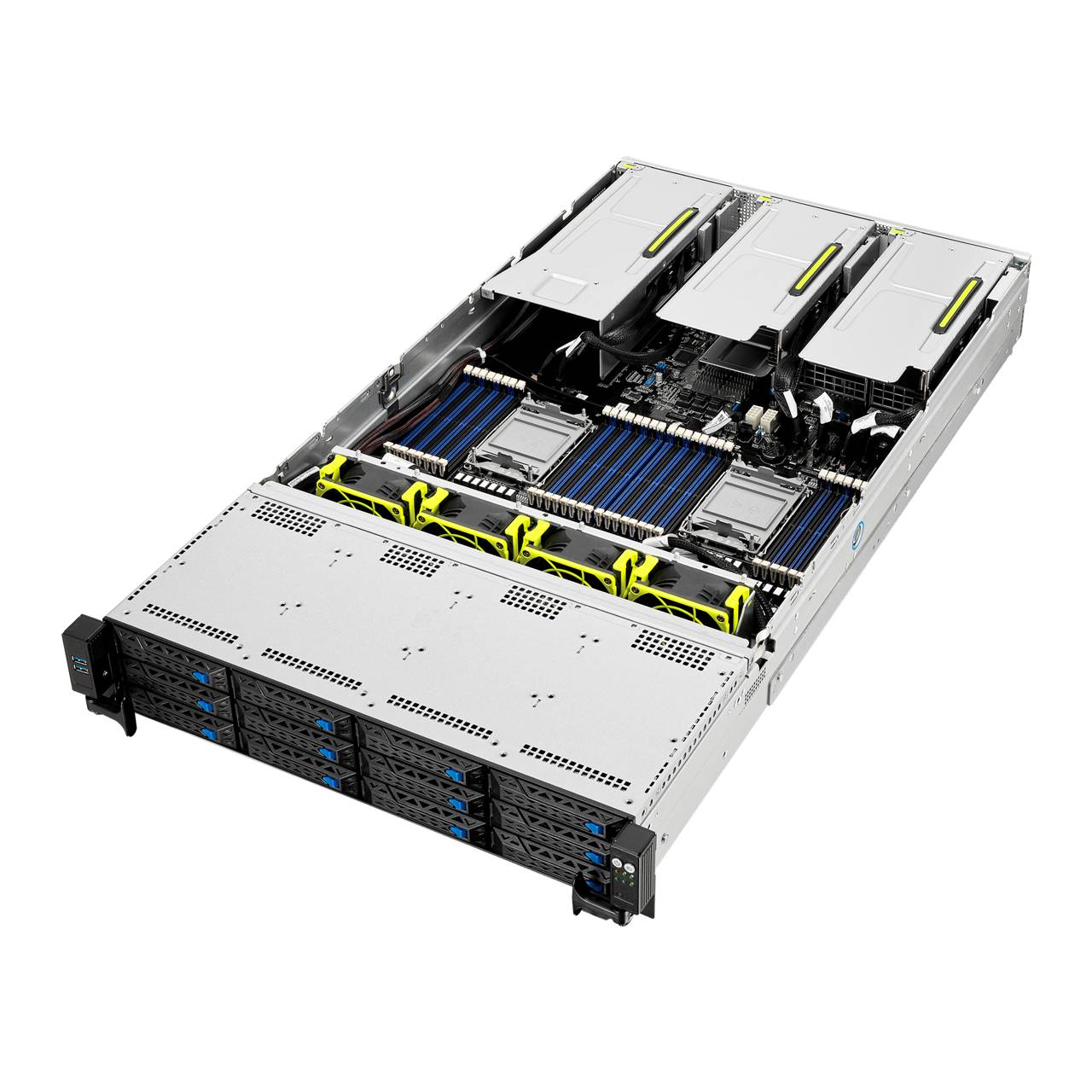 Testo alternativo:Server ad alte prestazioni con design modulare e componenti avanzati.