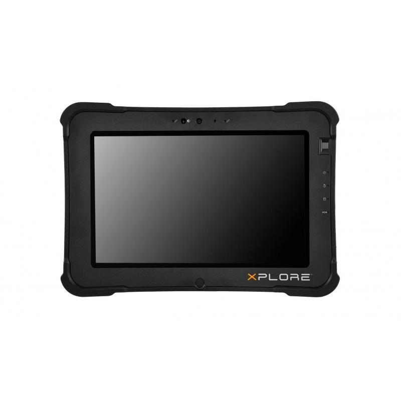 Testo alternativo:Tablet robusto Xplore con design resistente e schermo ampio, ideale per ambienti difficili.