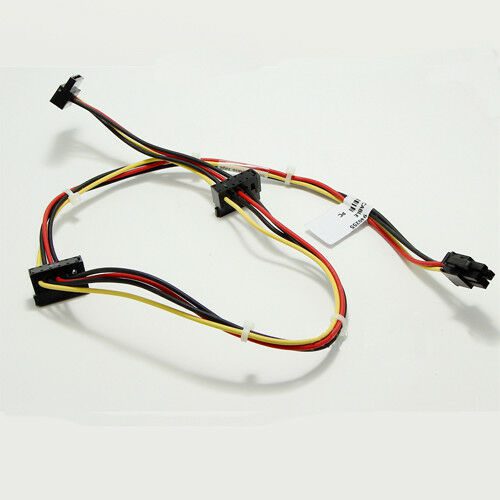 HP Elite 8000 Pro SFF 4 Pin to 3 SATA Power Cable 577494-001