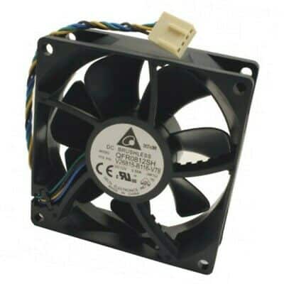 BLACK Delta FFB0612EHE 12V 1.20A Brushless Dc Cooling Fan 60x60x38mm PWM At ₹ 20/piece In Kolkata - Foto 5