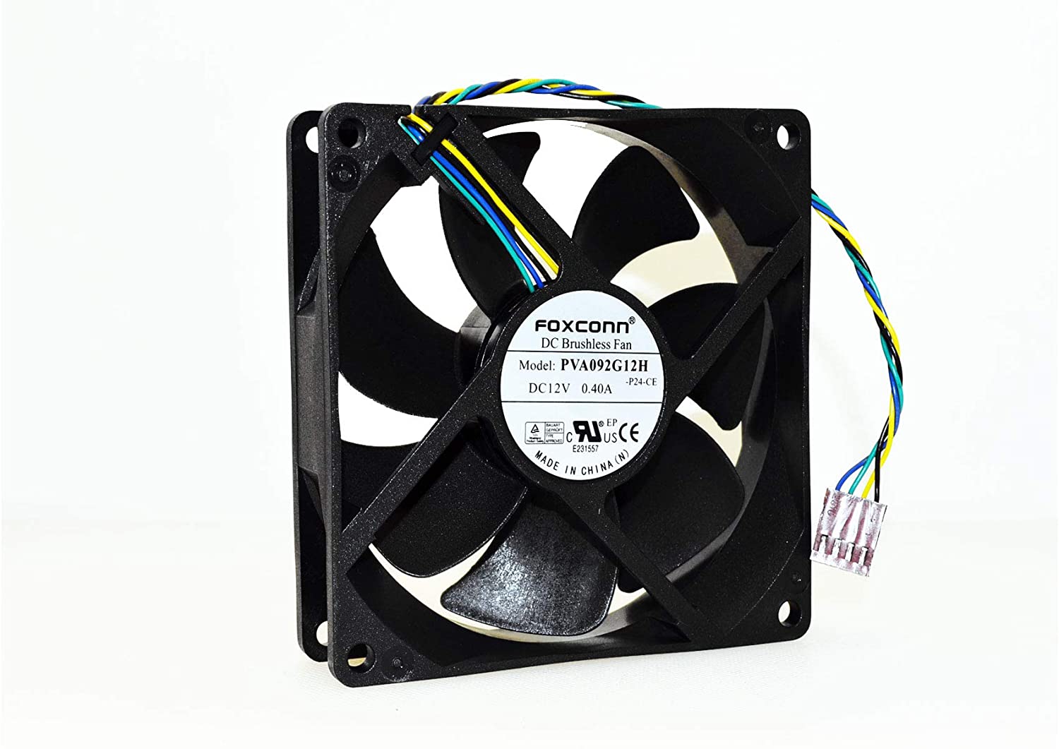 Foxconn pva092g12h 92x92x25mm 92mm Fan Cooling Fan HP P/N 580230-001 for Compaq 8000 CMT Elite PC
