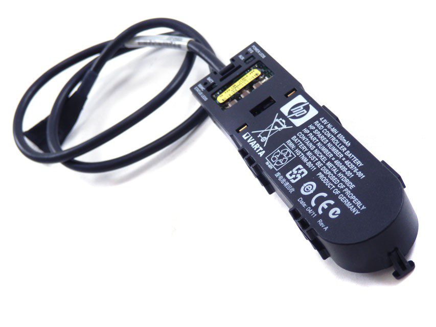 Batteria per RAID controller HP P-Series Smart Array 4.8V 650mAh RAID Controller Battery w/ Cable 460499-001