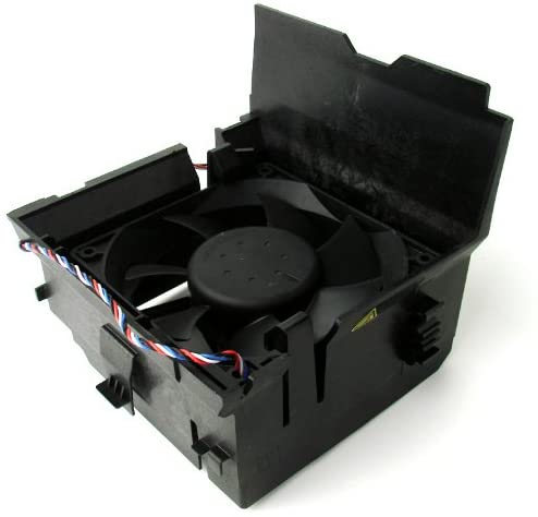 Genuine Dell RR527 CPU Cooling Fan and Shroud Assembly for Optiplex 210L, 320, 740, 745, 330, 360, 755, 760, 780, GX520, GX620 Mini-Tower Systems, Compatible Part Numbers: Y4574, G9096, H9073, P714F