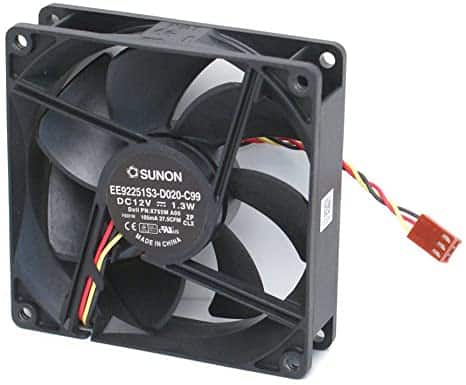 Sunon EE92251S3-D020-C99 12V 3P 92mm x 92mm x 25mm Computer Rear Cooling Fan
