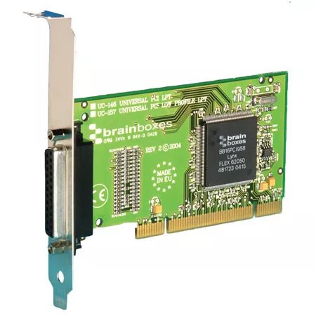 Parallel Port Printer PCI Card BRAIN BOXES UC-146B