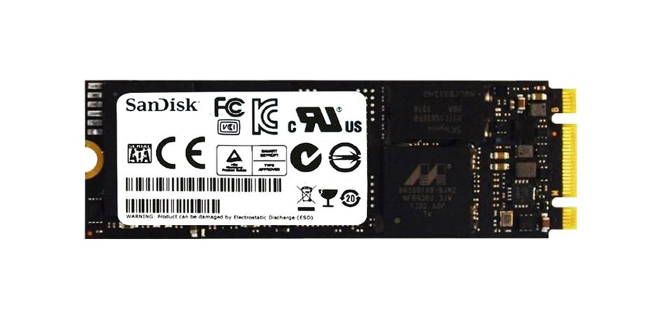 SD6SP1M-128G-1009 SanDisk X110 128GB MLC SATA 6Gbps M.2 2260 Internal Solid State Drive (SSD)
