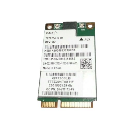 Dell Latitude 3330 Series WWAN Card 0269Y T77Z204.14 HF, 2201002429-0b (K13-86)