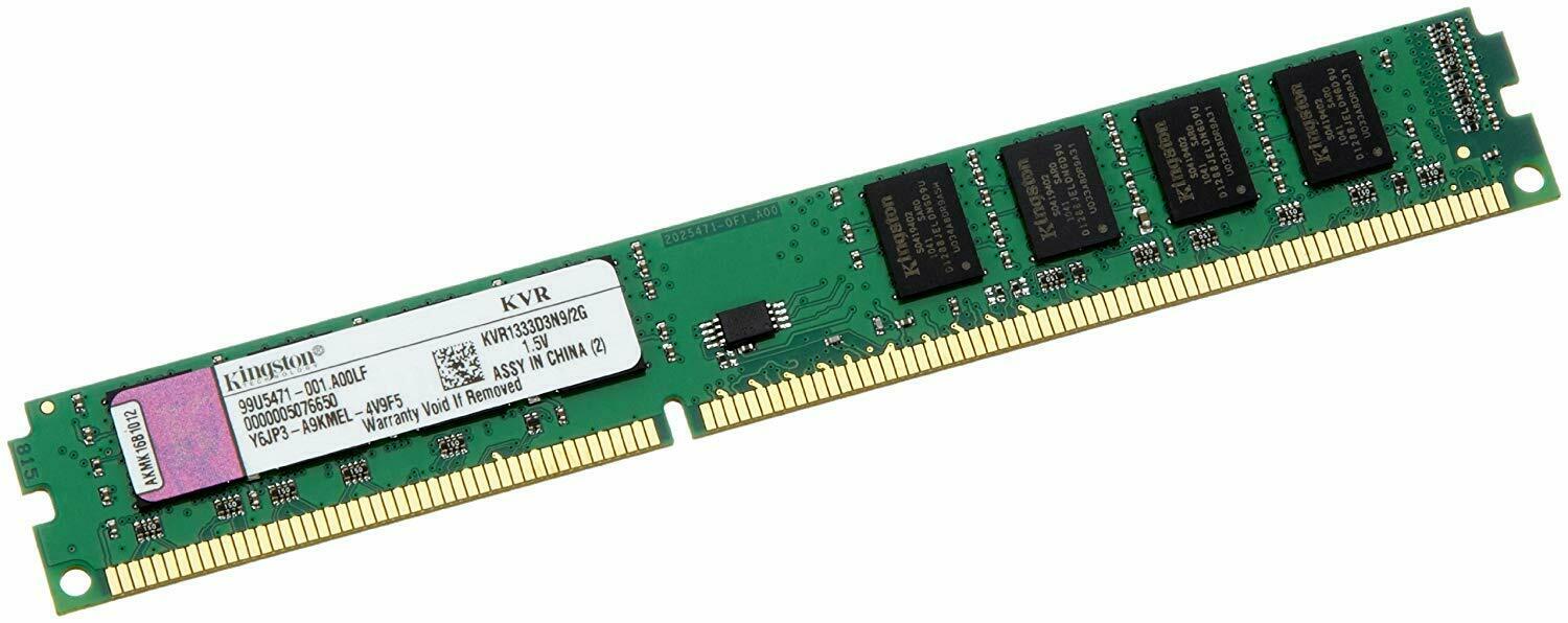 Refurbished 2GB DDR3 RAM Kingston Valueram KVR1333D3N9/2G PC3
