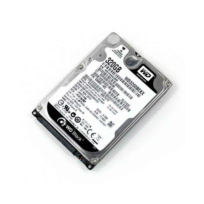 FESTPLATTE HDD WD 320 GB SATA 2,5 LAPTOP NOTEBOOK WESTERN DIGITAL WD3200BEKX