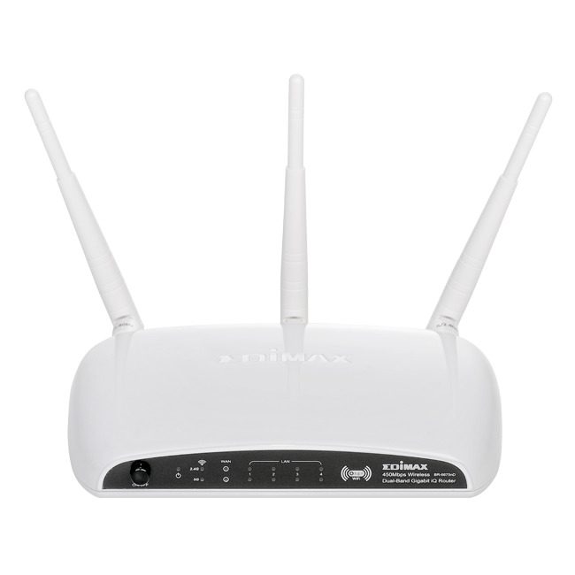 450Mbps Wireless Concurrent Dual-Band Gigabit iQ RouterBR-6675nD No Antenne No Alimentatore