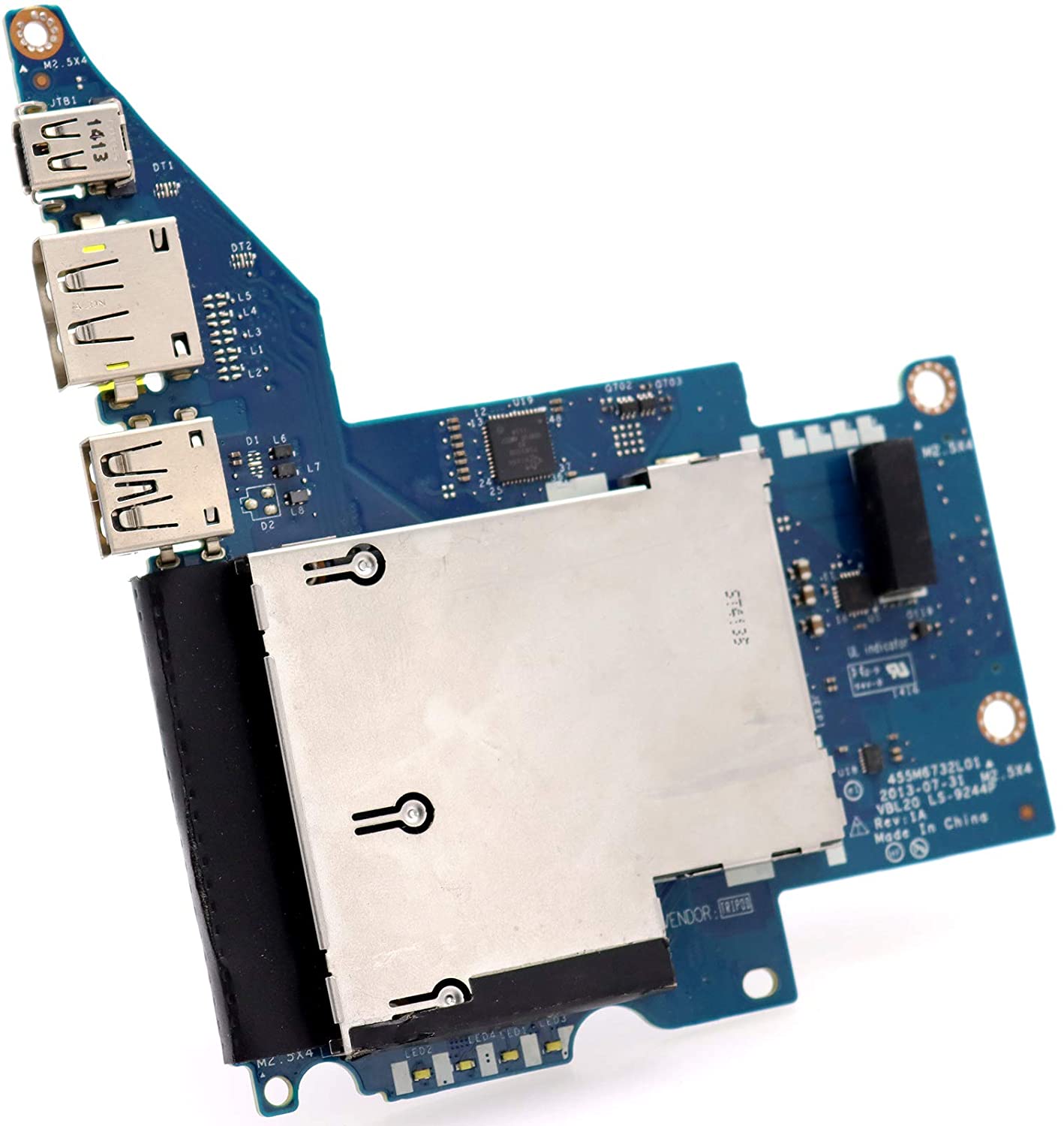 HP ZBook 15 G2 USB Express Card Reader Board VBL20 LS-9244P 455M6732L01