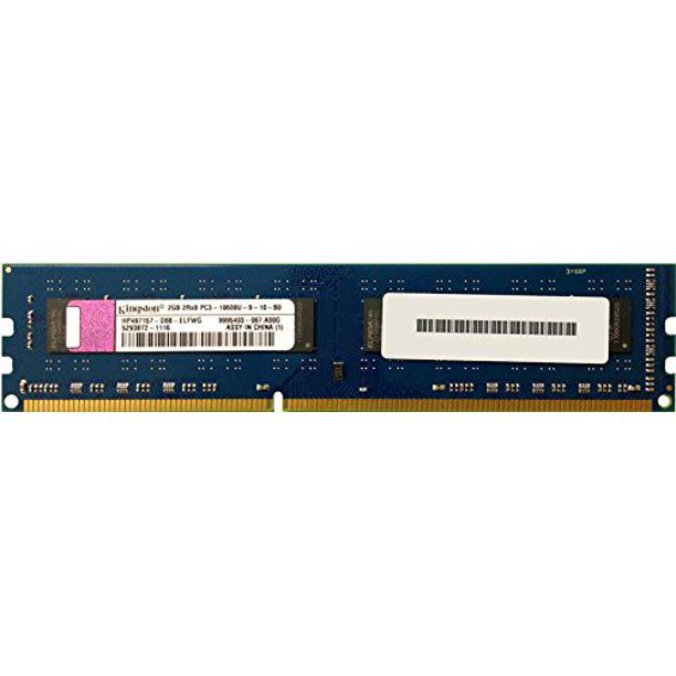2GB HP 497157-D01-ELFWG, PC3-10600 DDR3-1333, DDR3 SDRAM, 1333 MHz DIMM 240-pin