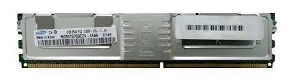 SAMSUNG M395T5750EZ4-CE66 2GB (1X2GB) 667MHZ PC2-5300F CL5 ECC VOLLSTÄNDIG GEPUFFERT DU