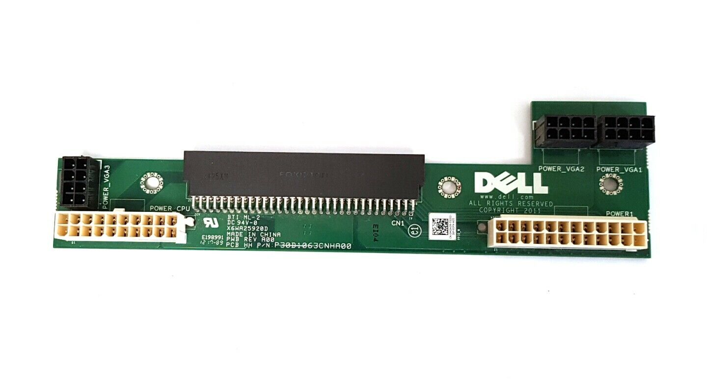 Dell MGW39 Precision T7600 Stromverteilerplatine mit Kabeln