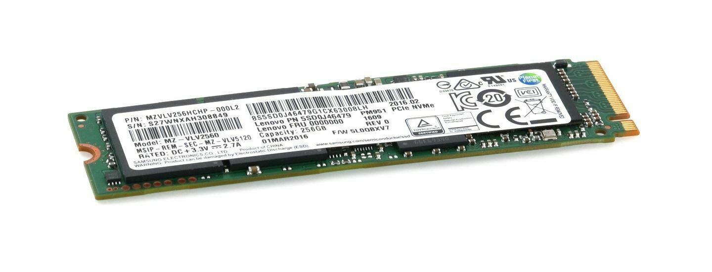 L11634-001 - For HP - SSD 256GB Hard Drive (M2 PCIE 3X4SS Nvme TLC)