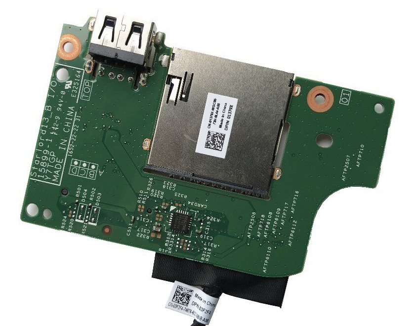 Dell USB-Kartenleserplatine mit Kabel Inspiron 13 7378 -01379x 0chwgy
