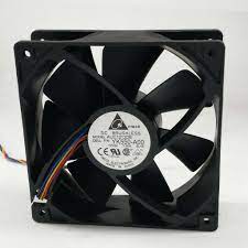 Delta AUC1212DE DC 12V YK550-A00 1.00A 12038 12cm 4-line server cooling fan