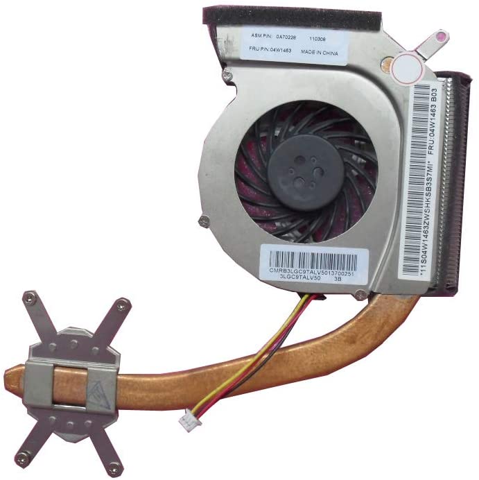 IBM Lenovo Thinkpad Cooling Fan Heatsink ASM 0A70228 / FRU 04W1463
