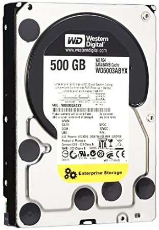 Western Digital WD5003ABYX RE4 – 500 GB interne Festplatte, 3,5 Zoll, 7200 U/min, 64 MB Cache, SATA-III)