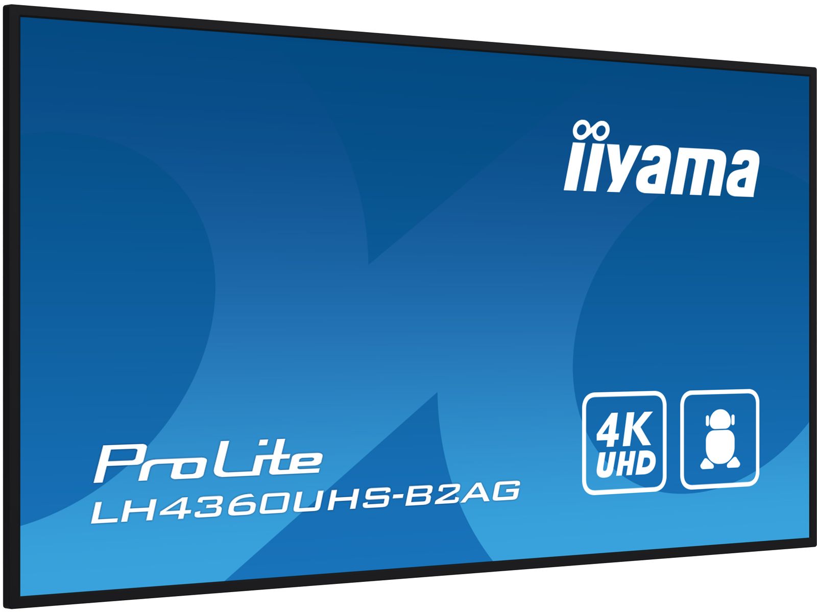 IIYAMA 43 3840x2160 500cd/m² 3x HDMI, USB 2x 10W wifi