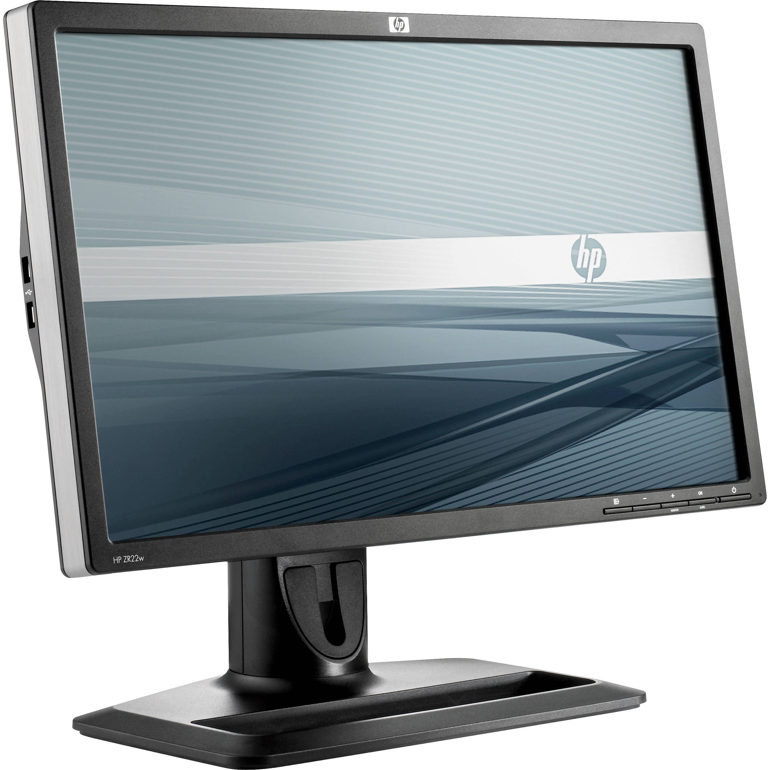 HP zr22w monitor, 22 pollici display, IPS, 8 MS 60 MS, Full HD, 1000:1,vga, DVI, DP