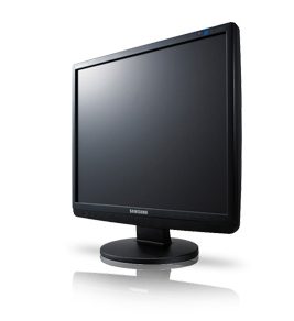 Samsung 743BM LCD-Monitor, 17 Zoll, 1280 x 1024 Pixel, Kontrast 1000:1, Helligkeit 300 cd/m², Reaktionszeit 5 ms, VGA, DVI-D