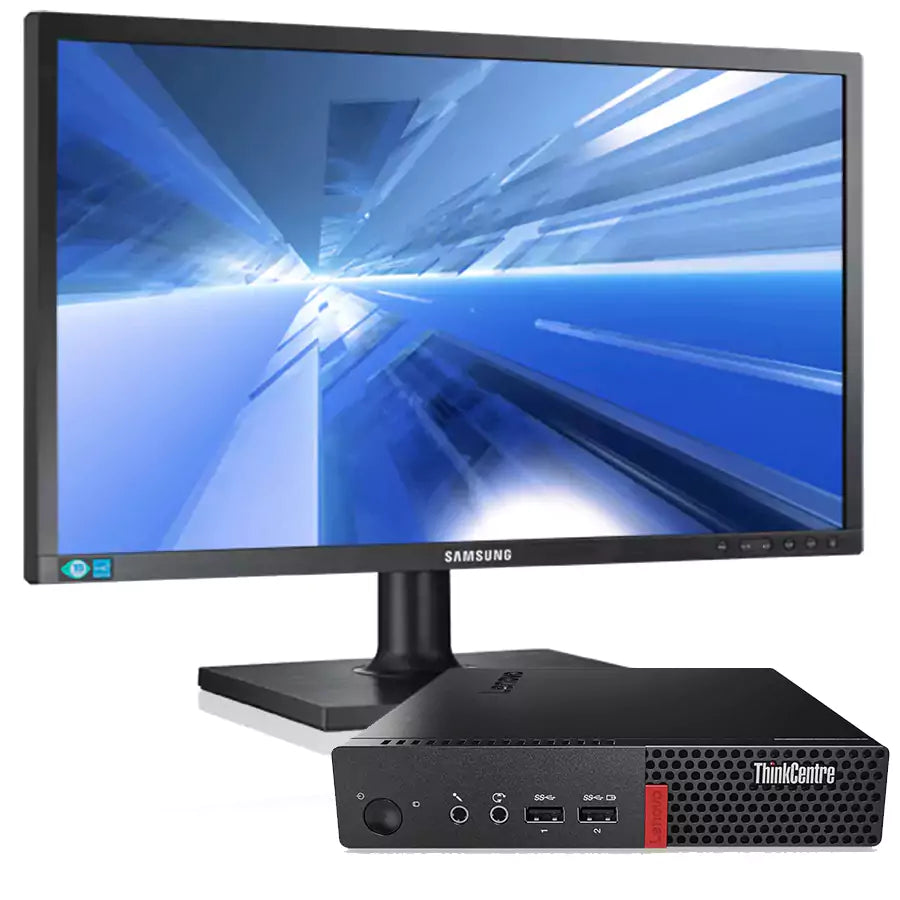 Lenovo ThinkCentre M710 Tiny + Samsung S22C450MW