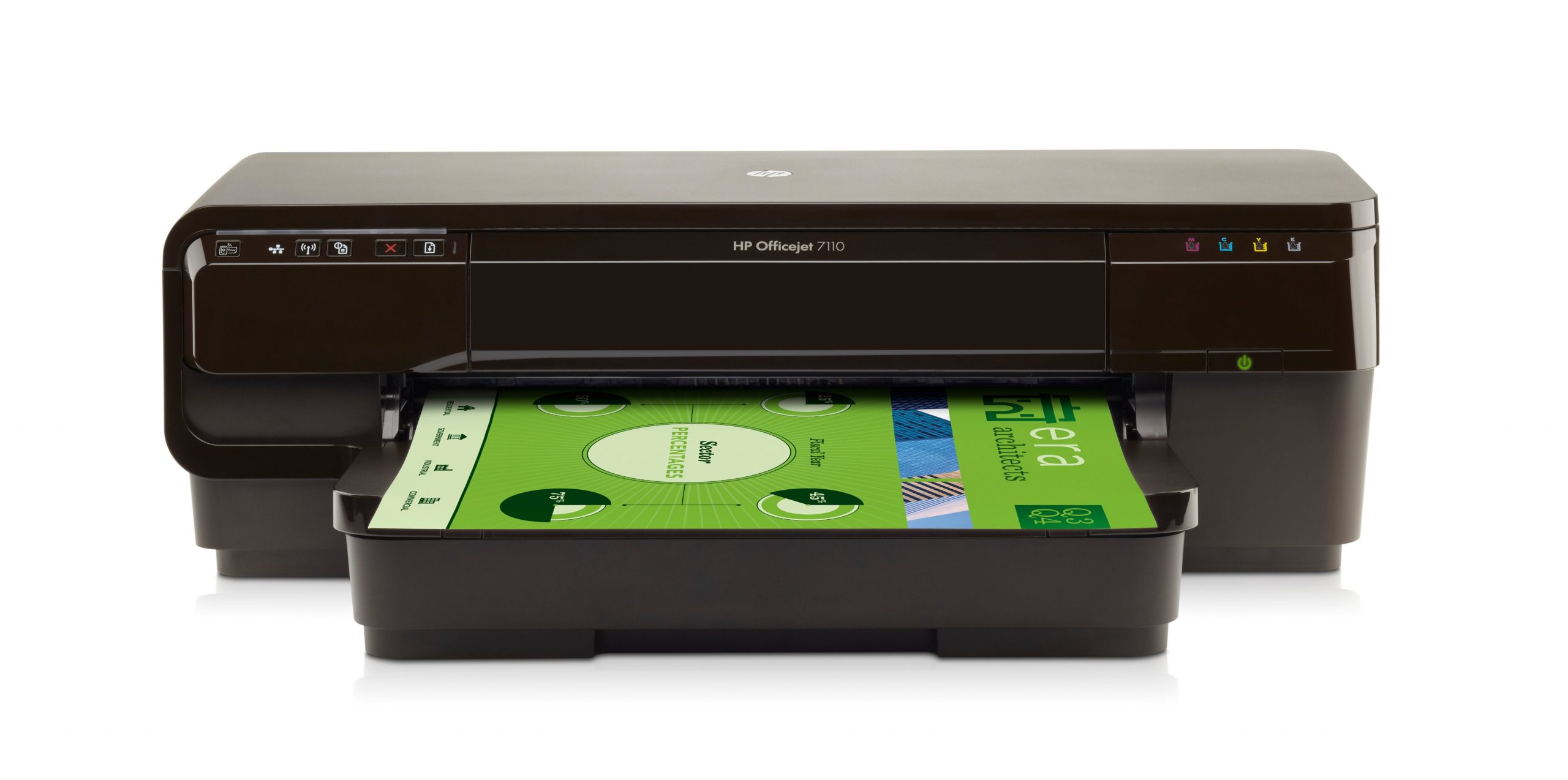 HP Officejet 7110 stampante a getto d'inchiostro a colori 4800 x 1200 DPI A3 Wi-Fi 32ppm Rete