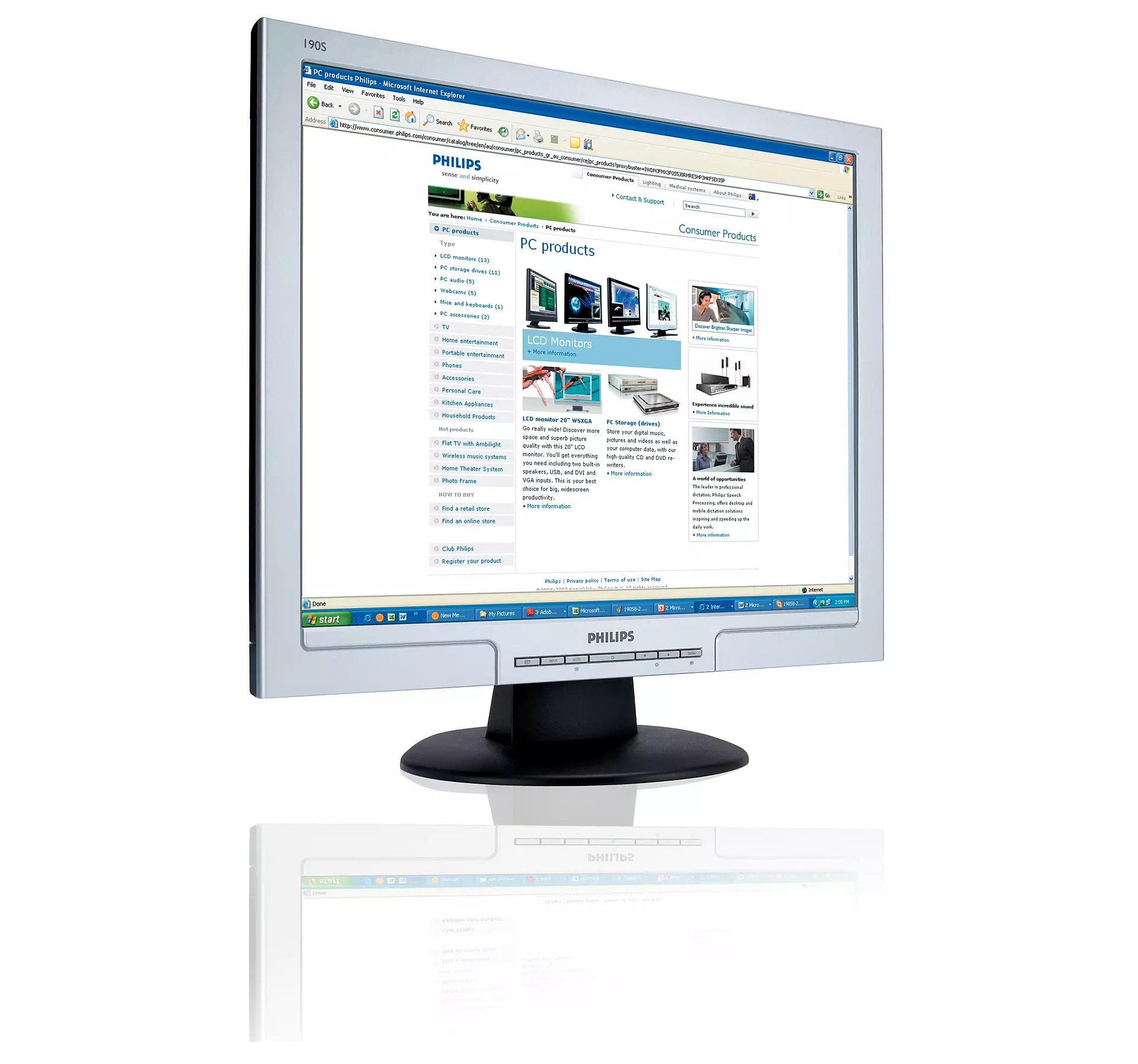 Philips 190S LCD-Monitor 19