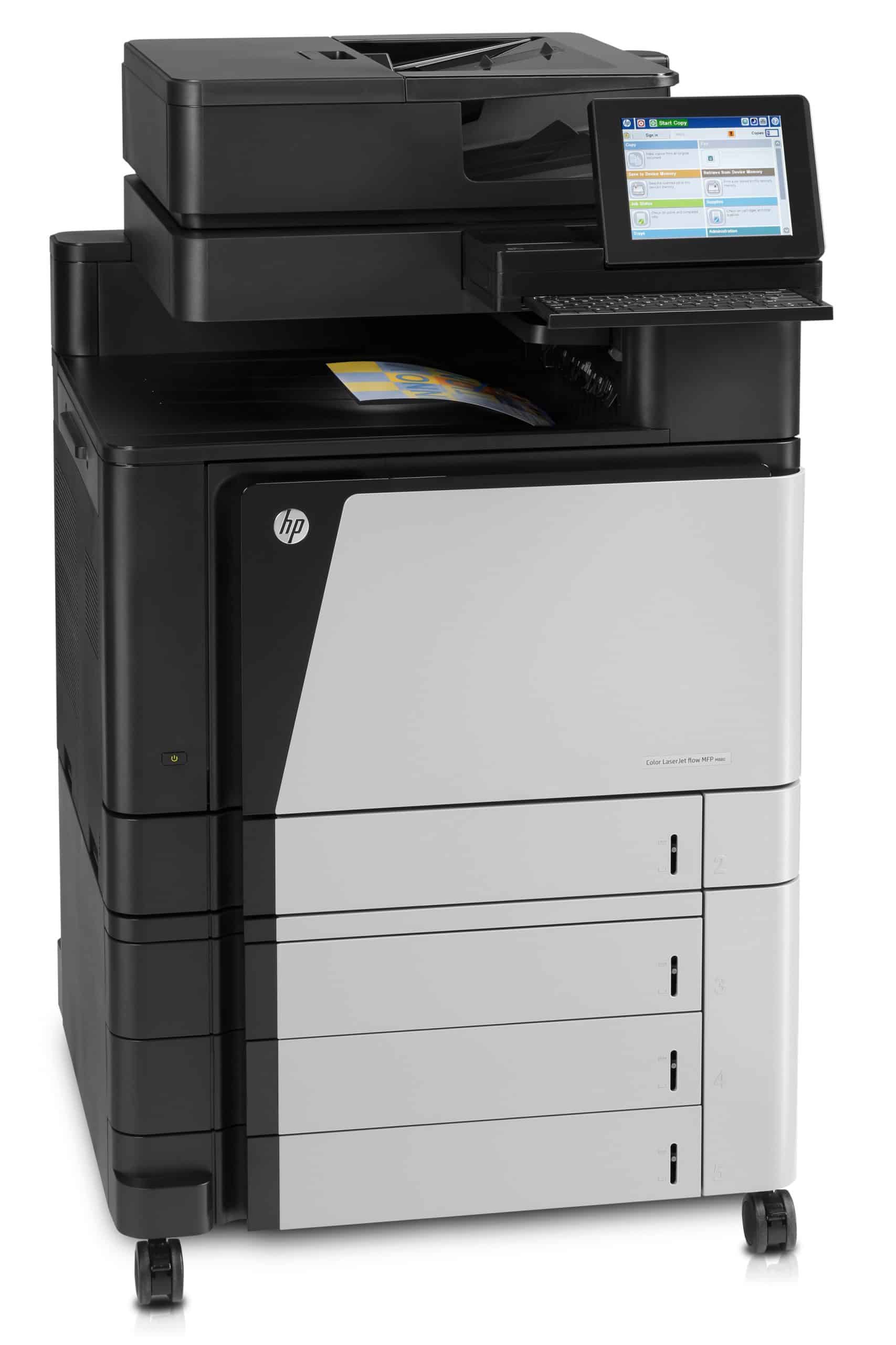 HP LaserJet Enterprise flow M880z Multifunzione laser a colori A3 1200x1200 DPI Duplex Fronte/Retro automatico 46ppm Rete